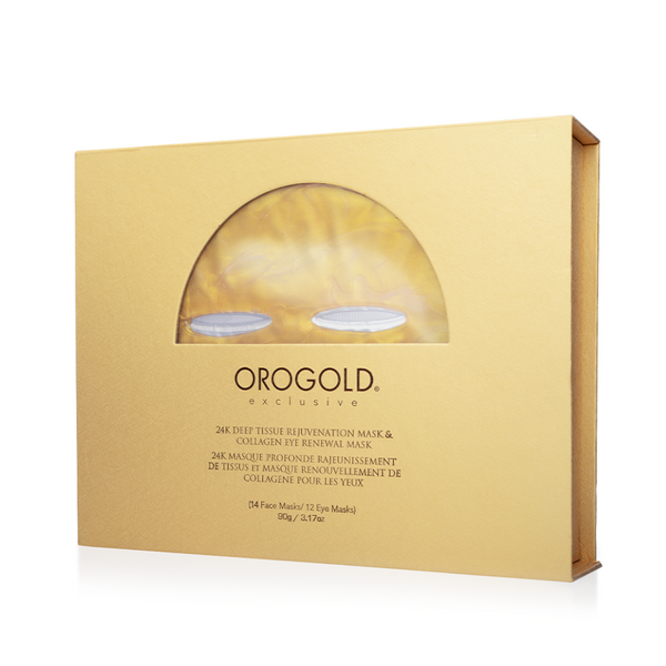 Orogold Exclusive 24K Deep Tissue Rejuvenation Mask & Collagen Eye Renewal Mask - Beauty Affairs 2