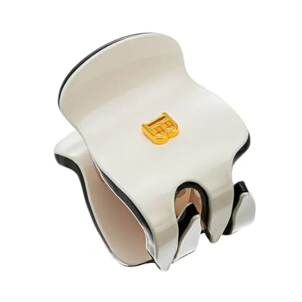 Balmain Hair Pinch Clip Extra Small (White & Black) - Beauty Affairs 1