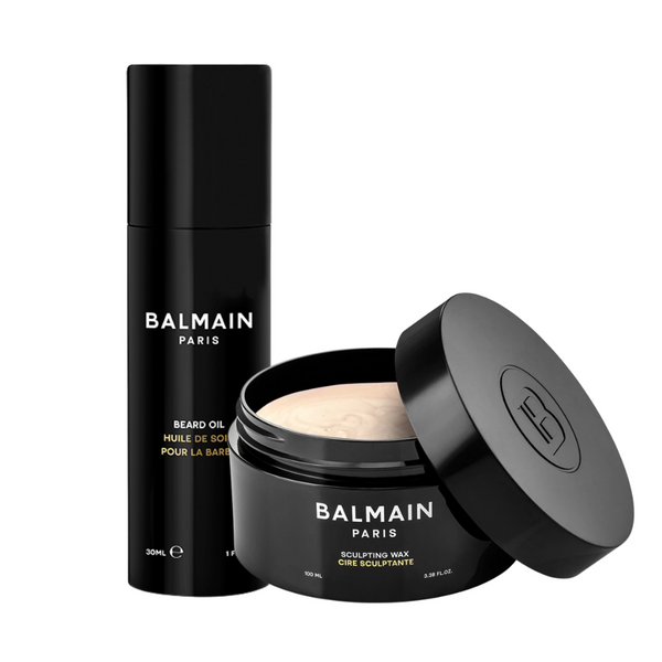 Balmain Homme Set - Sculpting Wax & Beard Oil - Beauty Affairs 2