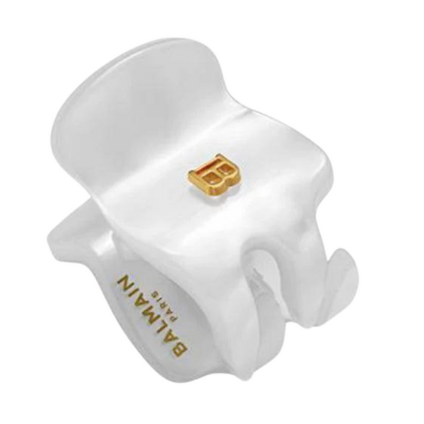 Balmain Limited Edition Hair Pinch Clip Extra Small - Pearl SS24 - Beauty Affairs 1