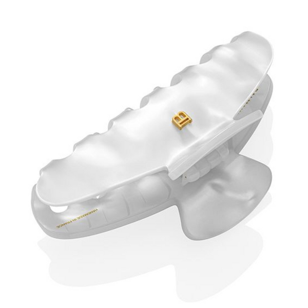 Balmain Limited Edition Hair Pinch Clip Medium - Pearl SS24 - Beauty Affairs 2