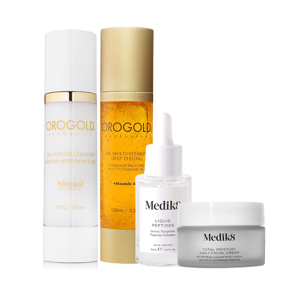 Medik8 & Orogold Boost Collagen & Exfoliate Anti-Aging Spring Set - Beauty Affairs 1