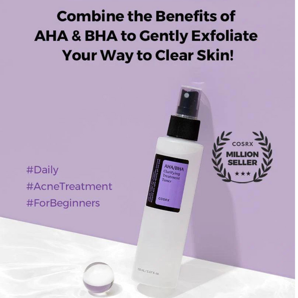 COSRX AHA/BHA Clarifying Treatment Toner  - Beauty Affairs 2