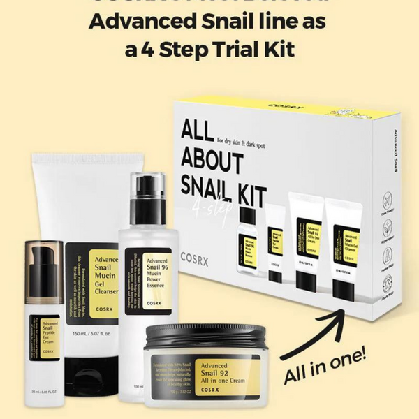 COSRX All About Snail Kit 4-Step - Beauty Affairs 2