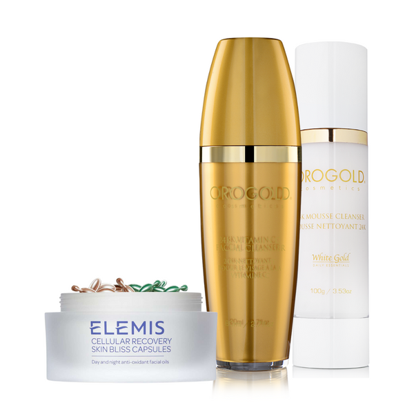 Elemis & Orogold Day & Night Skin Hydration & Cleanse Spring Set - Beauty Affairs 1