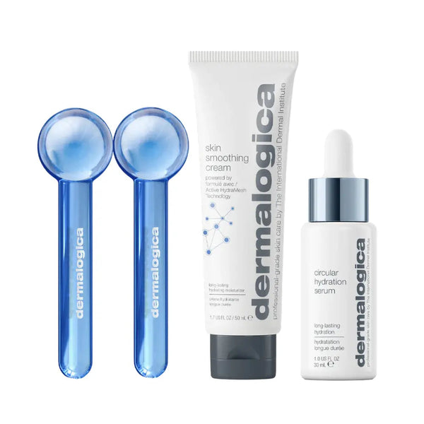 Dermalogica Supple Skin Kit 2023 (2 full size + 1 set of cooling globes) Dermalogica