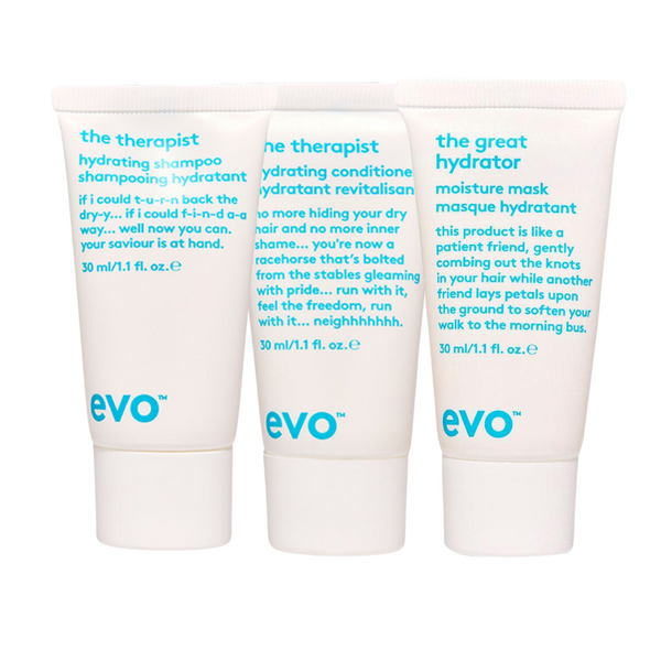 Evo The Therapist Trio Set (Travel Size) - Beauty Affairs 1