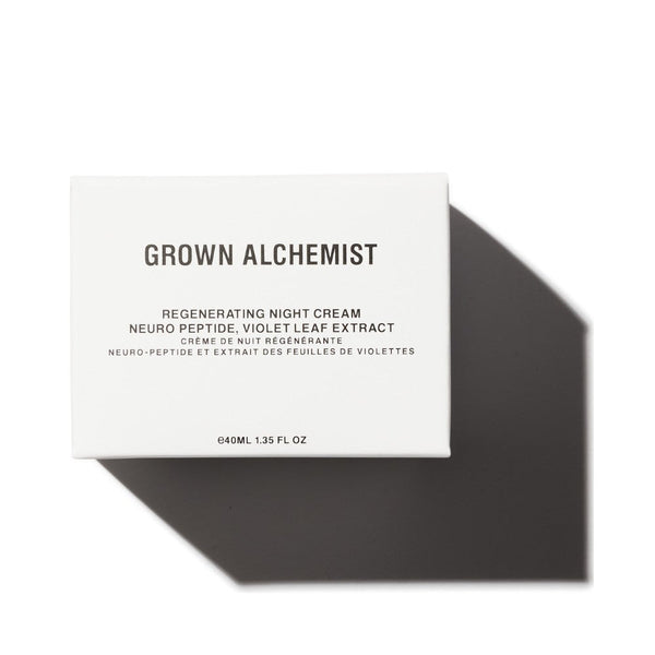 Grown Alchemist Regenerating Night Cream: Neuro-Peptide, Violet Leaf Extract 40ml - Beauty Affairs2