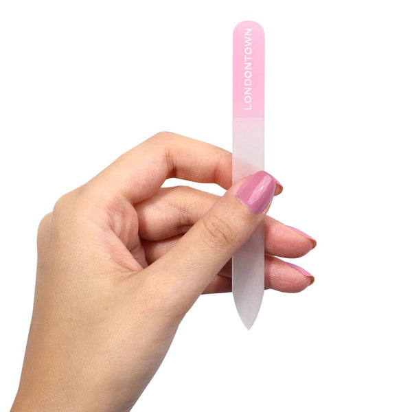 Londontown kur Glass Nail File (Pink) - Beauty Affairs2