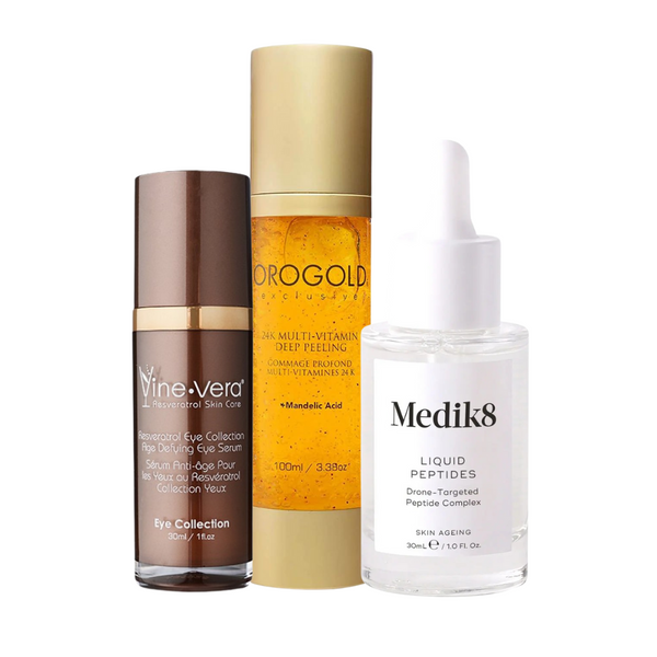 Medik8 & Orogold Boost Collagen & Exfoliate Anti-Ageing Mini Set