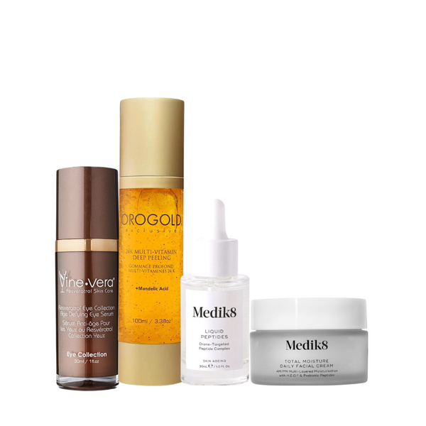 Medik8 & Orogold Boost Collagen & Exfoliate Anti-Aging Set