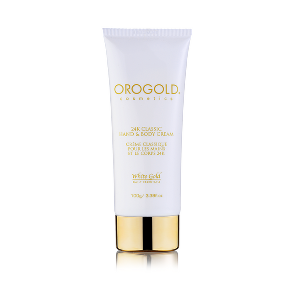 Orogold Cosmetics White Gold 24K Classic Hand & Body Cream 100ml -Beauty Affairs 1