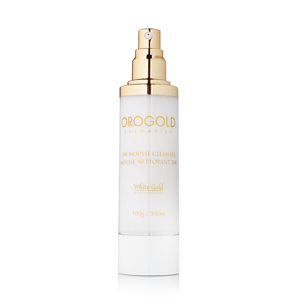 Orogold Cosmetics White Gold 24K Mousse Cleanser 100g -Beauty Affairs 2
