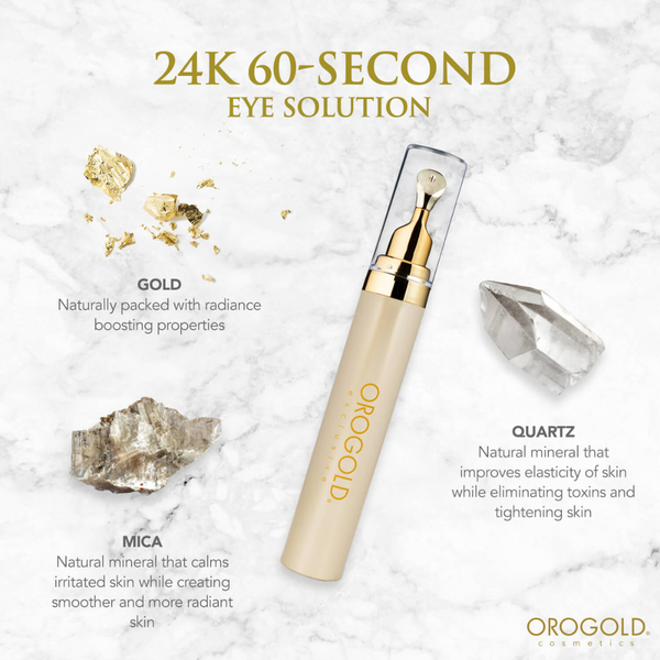 Orogold Exclusive Eye Collection 24K 60 Second Eye Solution 20ml - Beauty Affairs 2