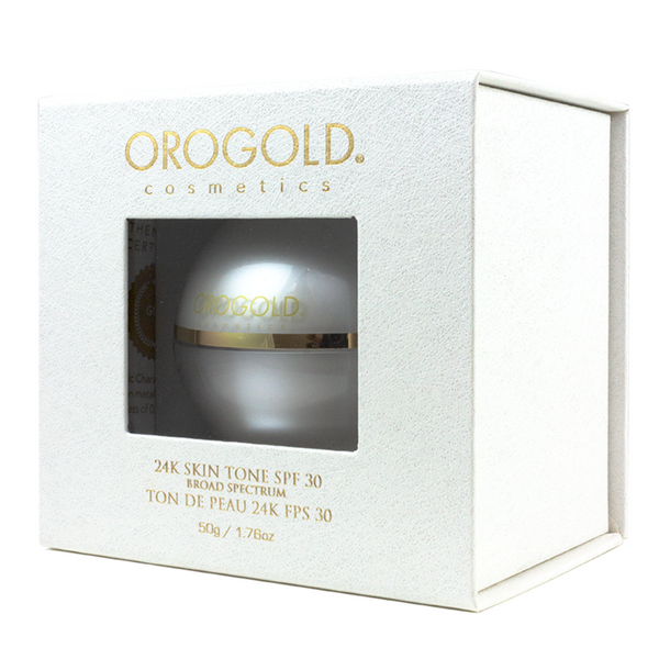 Orogold Cosmetics White Gold 24K Skin Tone SPF 30 50g - Beauty Affairs 4