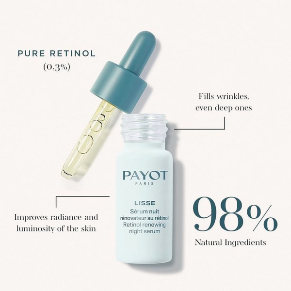 Payot Lisse Retinol Renewing Night Serum 15ml