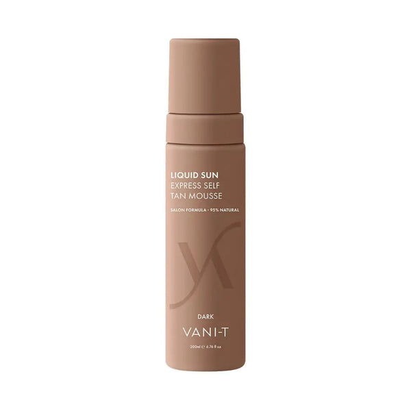 Vani-T Liq Sun Exp Self Tan Mousse 200ml- Dark VANI-T - Beauty Affairs 1