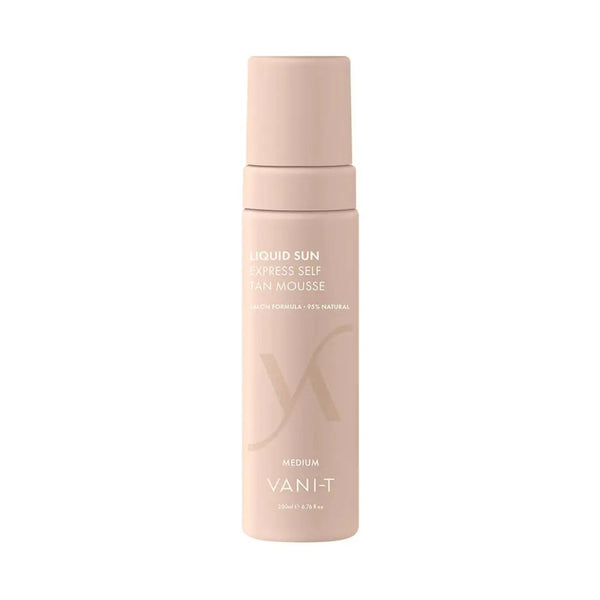 Vani-T Liq Sun Exp Self Tan Mousse 200ml - Medium VANI-T - Beauty Affairs 1