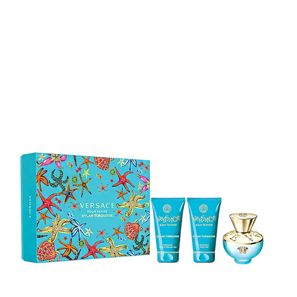 Versace Dylan Turquoise Pour Femme Eau de Toilette 50ml Coffret Versace - Beauty Affairs 1