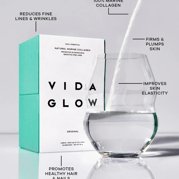 Vida Glow Natural Marine Collagen Original Trial Pack 14x3g serves - Beauty Affairs 2