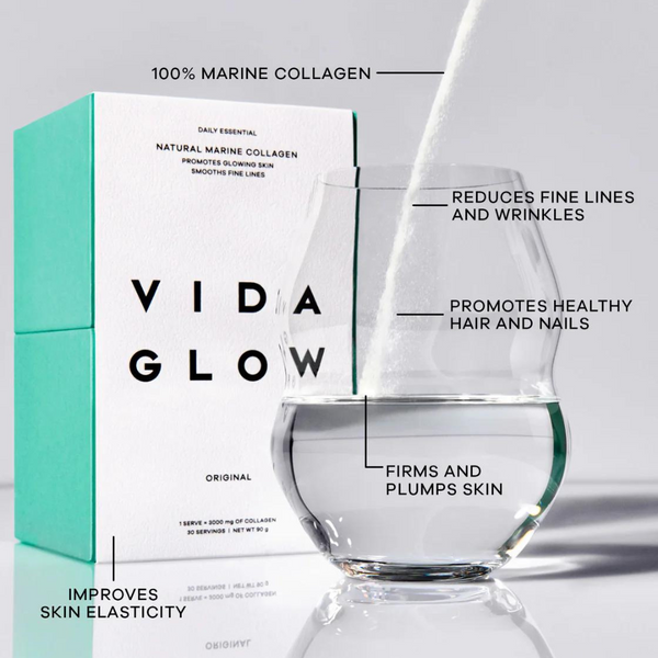 Vida Glow Natural Marine Collagen Loose Powder Original (270g) - Beauty Affairs 2