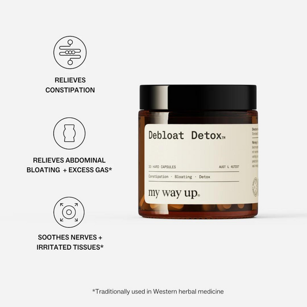 my way up Debloat Detox 30 Hard Capsules - Beauty Affairs 1