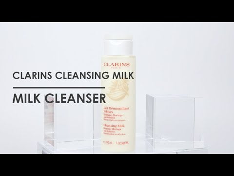 CLEARANCE - Clarins Cleansing Milk With Gentian, Moringa (Combination Or Oily Skin) 200ml